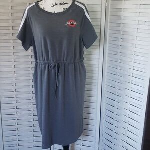 Looney Toons short sleeves elastic waist with pockets woman dress size 2X